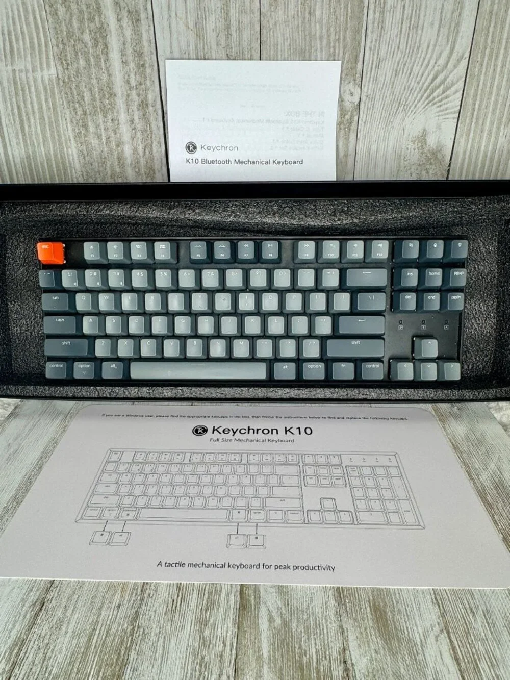Keychron K10 Full-Size Wireless Mechanical Keyboard